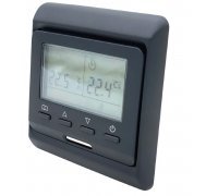 Терморегулятор для теплого пола / комнатный Е-51.716 черный