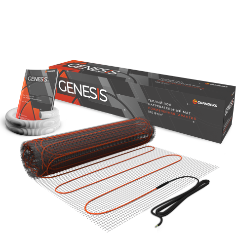 Нагревательный мат для теплого пола Genesis 360 Вт - 2,0 кв.м
