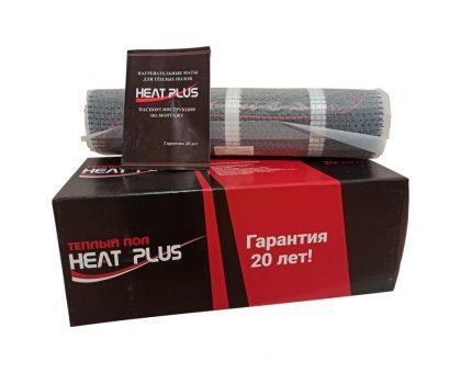 Теплый пол Нагревательный мат Heat Plus 18,0 кв.м