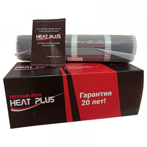 Теплый пол Нагревательный мат Heat Plus 10,0 кв.м