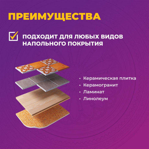 Нагревательный мат для теплого пола "OneKeyElectro" OKE 1200 Вт - 8,0 кв.м.