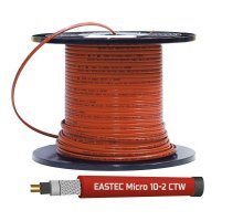 Греющий кабель саморегулирующийся для обогрева внутри трубы (в т.ч. с питьевой водой) EASTEC MICRO 10-CTW, 10 Вт/м.п.