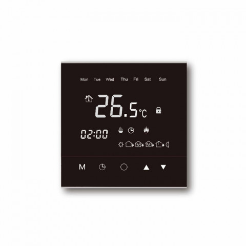 Терморегулятор WARMLIFE, программируемый черный