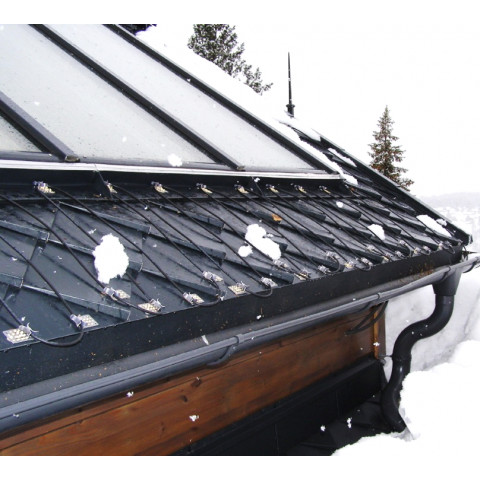 ERGERT RESISTIVE GUTTER (ETRG-30), 16 м, 480 Ватт - греющий кабель для кровли