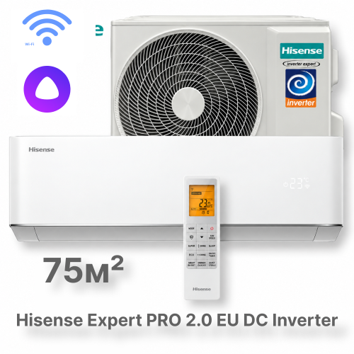Кондиционер инверторный Hisense AS-24UW4RFWHC00