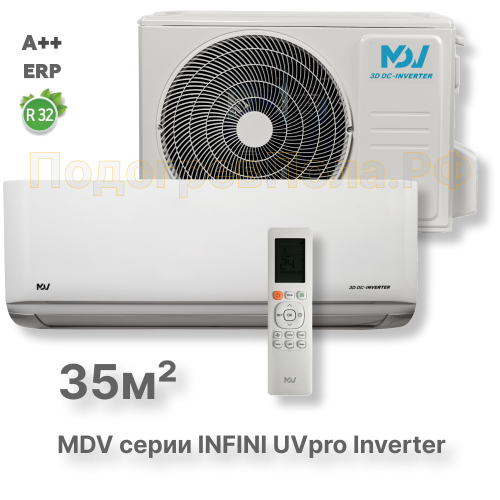 Инверторная сплит-система MDV серия INFINI UVpro Inverter MDSAL-12HRFN8 / MDOAG-12HFN8