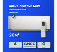 On/Off cплит-система MDV серия Aurora R32 MDSA-07HRN8 / MDOA-07HN8