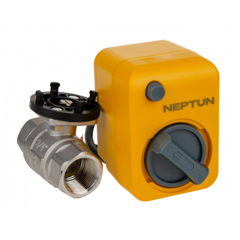Neptun Profi Click 230В 1/2 - шаровой кран с электроприводом