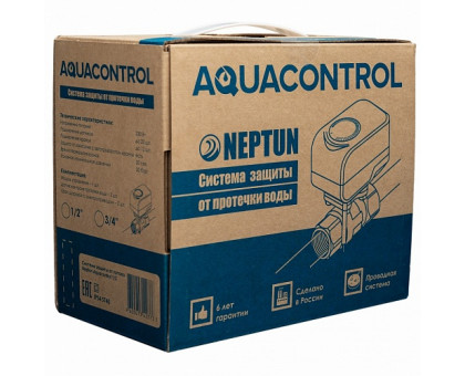 Защита от протечки воды Neptun Aquacontrol 3/4