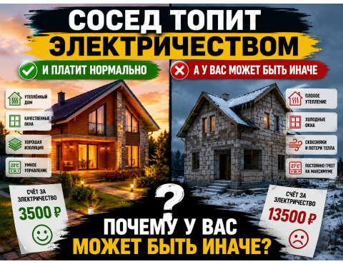 Почему сосед топит электричеством и платит нормально, а у вас может не получиться
