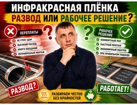 Инфракрасная плёнка — развод или рабочее решение?