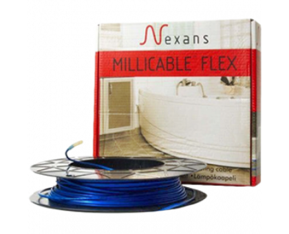 Кабель нагревательный тонкий двужильный Nexans Millicable Flex 15/1500