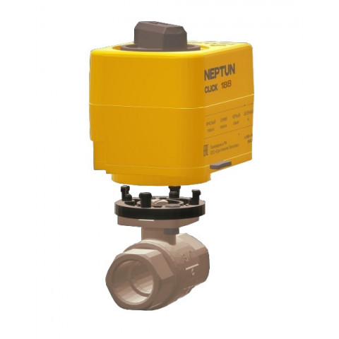 Neptun Profi Click 230В 1/2 - шаровой кран с электроприводом