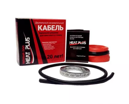 Теплый пол греющий кабель Heat Plus 50м. (1000 Вт) Теплый пол греющий кабель Heat Plus 50м. (1000 Вт)