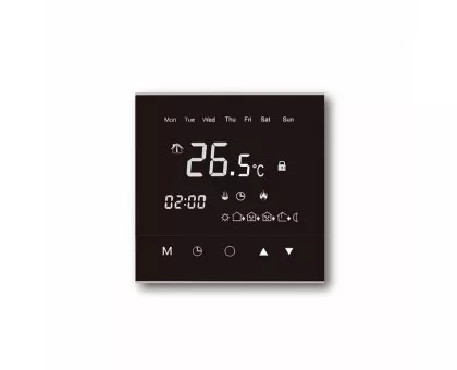 Терморегулятор WARMLIFE, программируемый черный