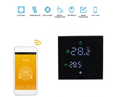 Терморегулятор теплого пола WarmLife Wi-Fi tuya Терморегулятор теплого пола WarmLife Wi-Fi tuya