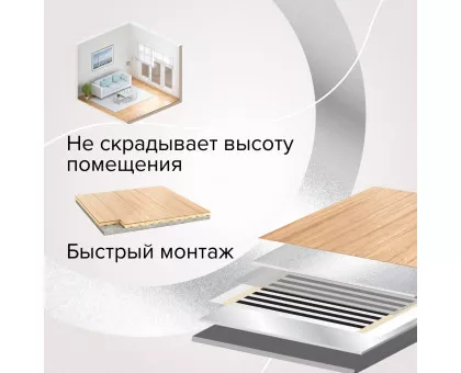 Пленочный теплый пол CALEO PLATINUM 230 Вт/м2, 6 м2 Пленочный теплый пол CALEO PLATINUM 230 Вт/м2, 6 м2