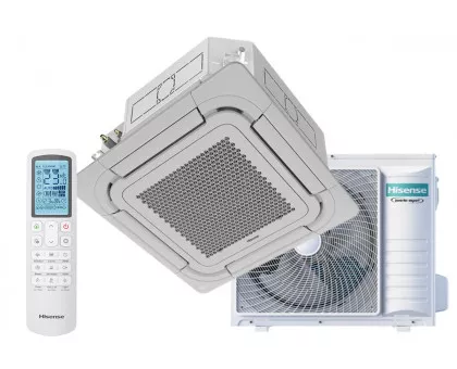 Кассетный инверторный кондиционер Hisense ACT-18UR4RCC8 | PE-QEA/LD | AUW-18U4RS7 Кассетный инверторный кондиционер Hisense ACT-18UR4RCC8 | PE-QEA/LD | AUW-18U4RS7