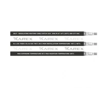 XAREX XHT 24-2 CR (24 Вт/м) Взрывозащищенный греющий саморегулирующийся кабель, пог.м. XAREX XHT 24-2 CR (24 Вт/м) Взрывозащищенный греющий саморегулирующийся кабель, пог.м.