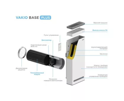 Рекуператор воздуха Vakio Base SMART Уютная корица (Cinnamon stick) Рекуператор воздуха Vakio Base SMART Уютная корица (Cinnamon stick)