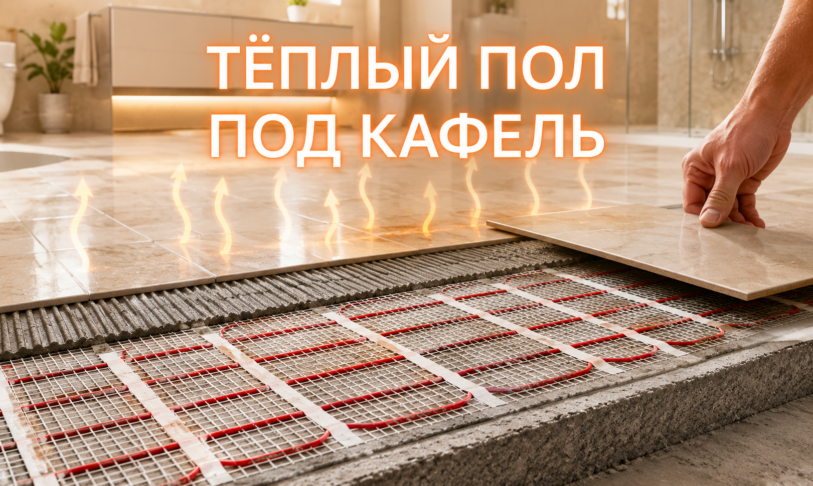 Теплый пол под кафельную плитку