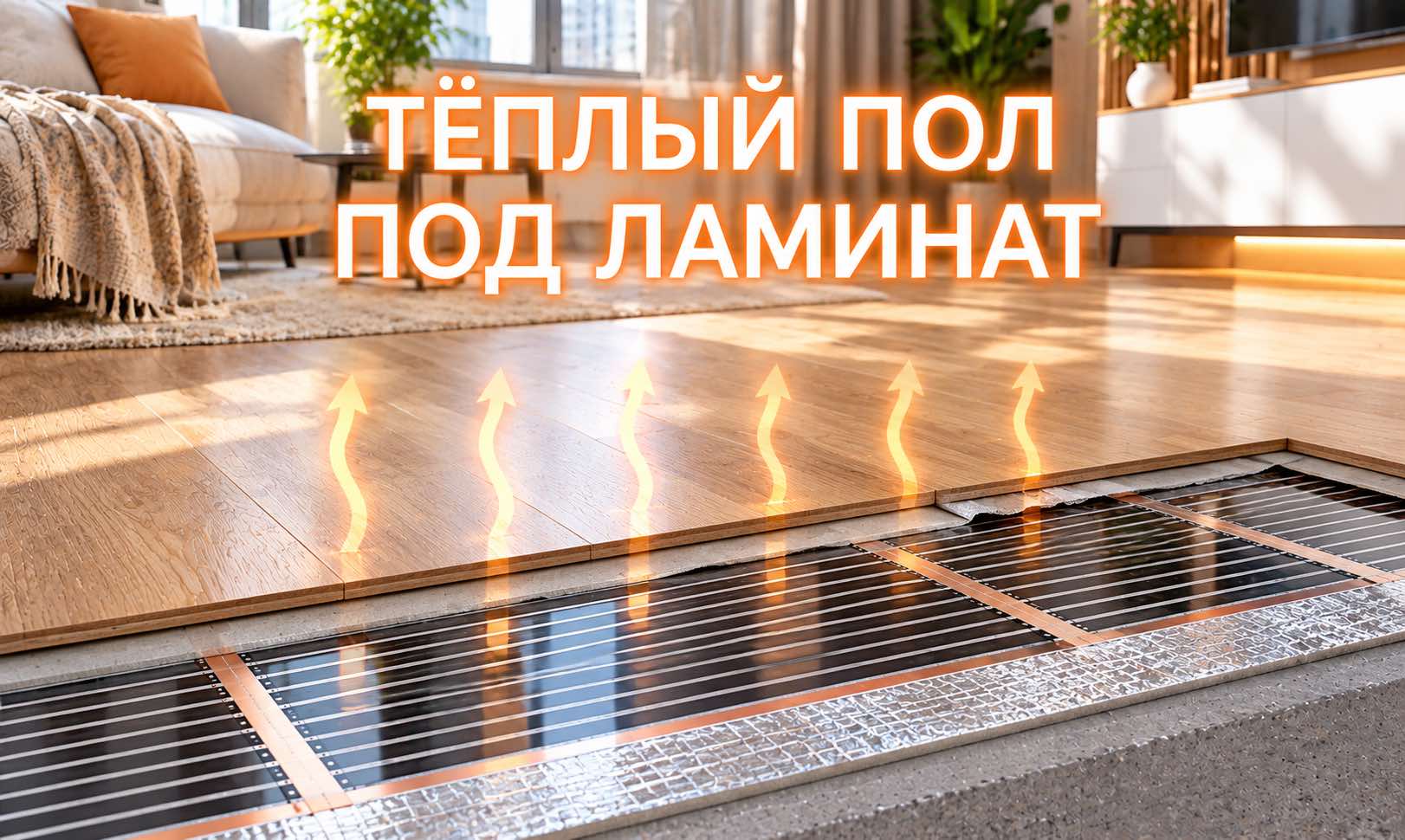 Теплый пол под ламинат